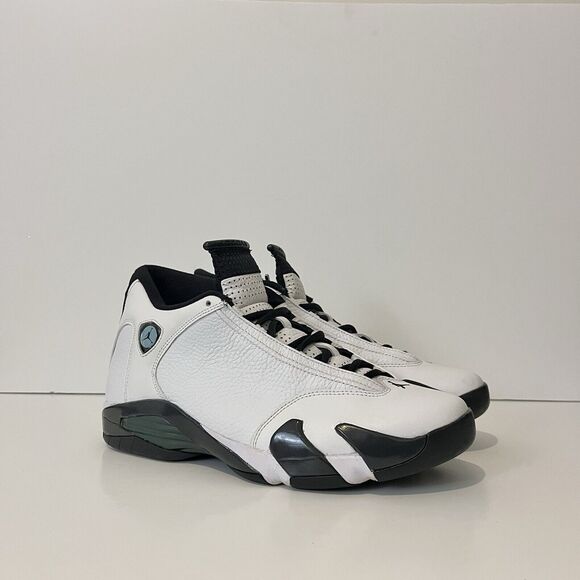 2016 Air Jordan 14 Retro Oxidized Green XIV AJ14 Wht Blk Rare 487471 106 Sz 10 main image 4